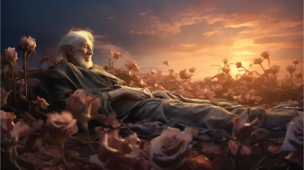 dream of an old man dying